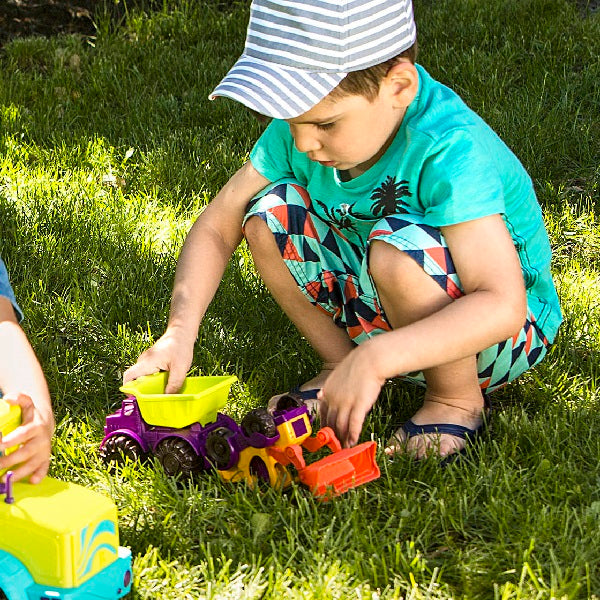 Set mit drei Mini-Fahrzeugen – Loaders & Floaters - Tublu.de