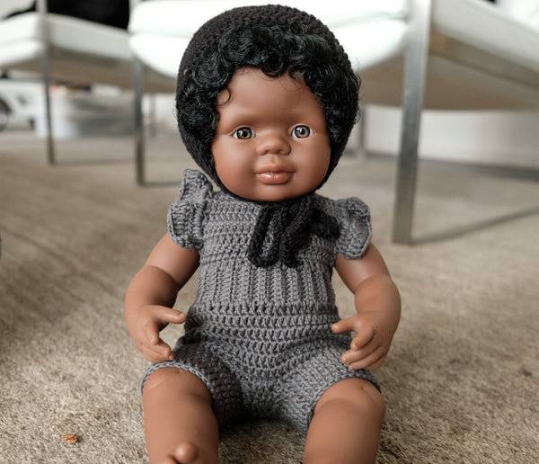 Puppe Mädchen – Afroamerikanerin 38 cm