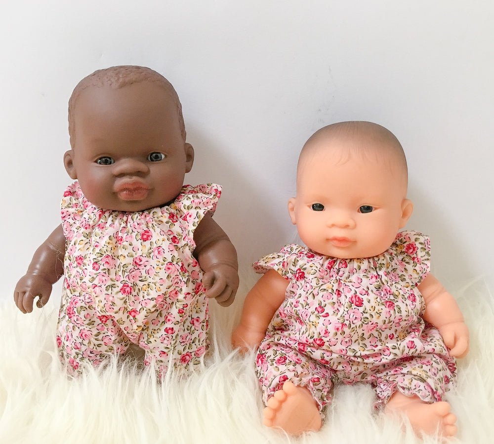 Puppe Mädchen - Afrikanerin 21 cm