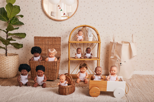 Puppe Mädchen - Europäerin 21 cm