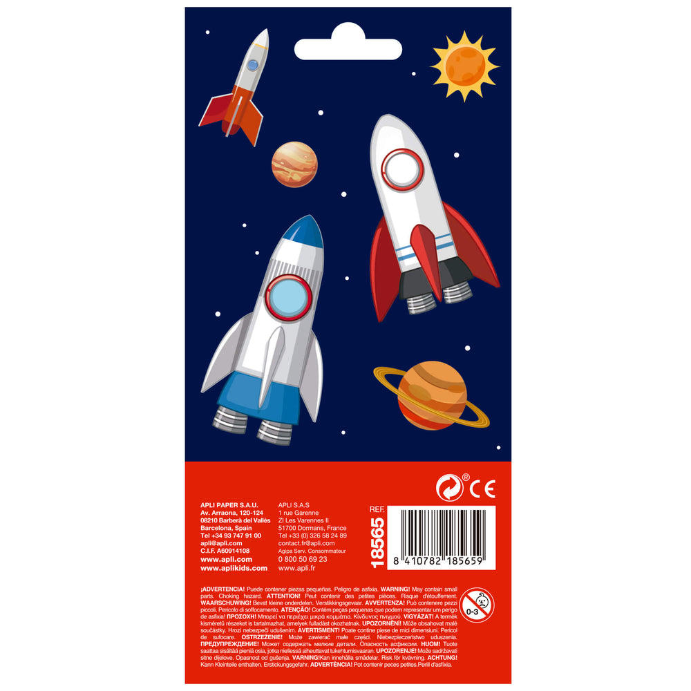 Metallic-Aufkleber – Raumschiffe - Tublu.de