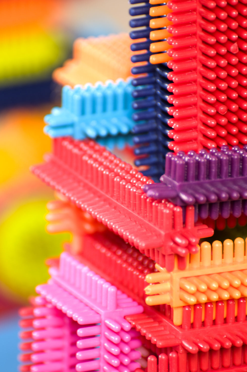 Stachelblöcke in einer Tasche – Bristle Block Stackadoos - Tublu.de