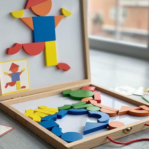 Holzmagnete Puzzle im Koffer – Geoform - Tublu.de