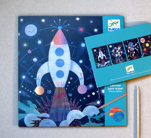 Kratzbild – Weltraum - Tublu.de