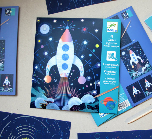 Kratzbild – Weltraum - Tublu.de