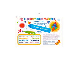 Waschbare Filzstifte mit dreieckiger Spitze – Mighty Mega