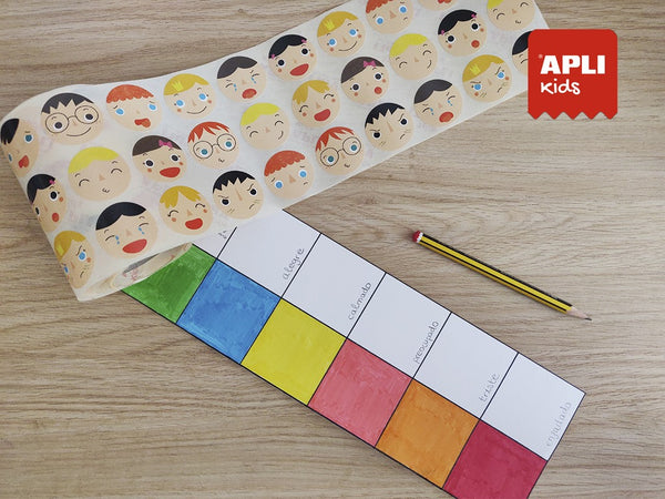Aufkleber-Set auf Rolle – Emotionen - Tublu.de