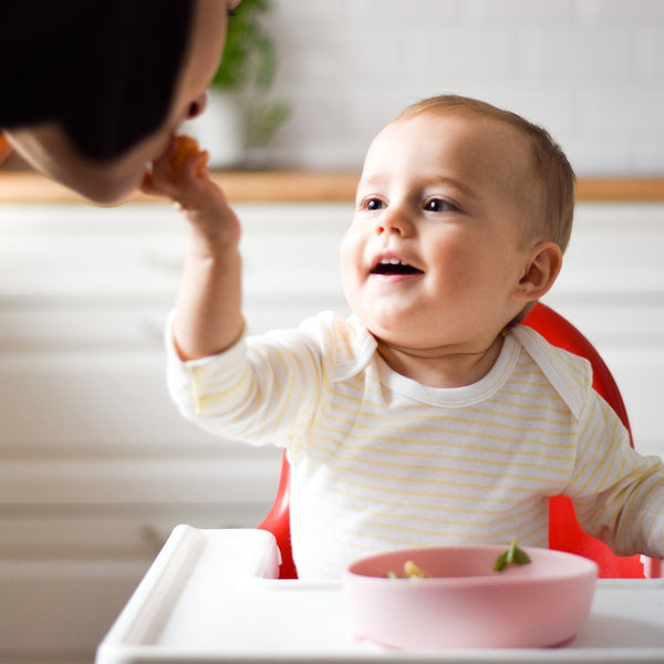 Esslernschüssel für Babys Doidy Bowl – grau