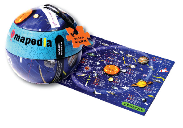 Puzzle in einer Metallkugel – Weltraumkarte, 100 Teile