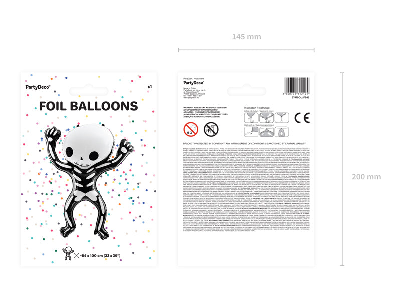 Folienballon – Gerüst 84 x 100 cm