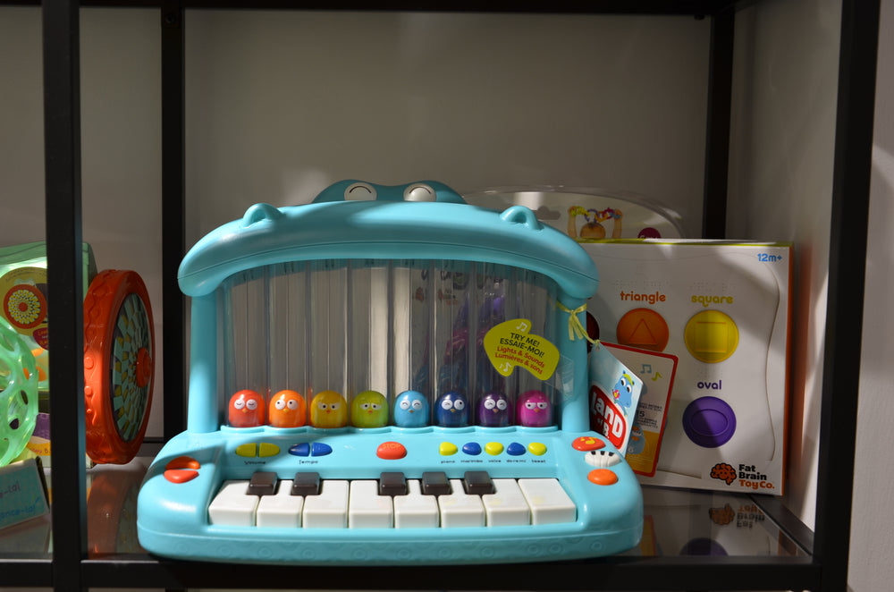 Keyboard mit springenden Vögeln – Hippo Pop Play Piano - Tublu.de