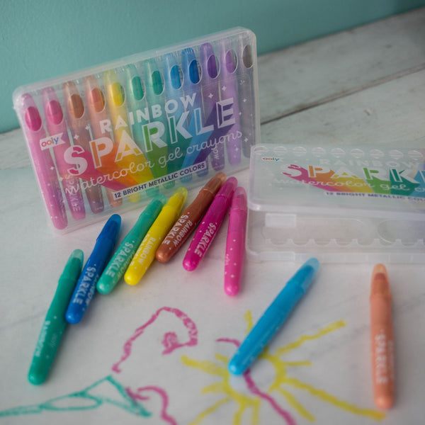 Glänzende metallische Gelstifte