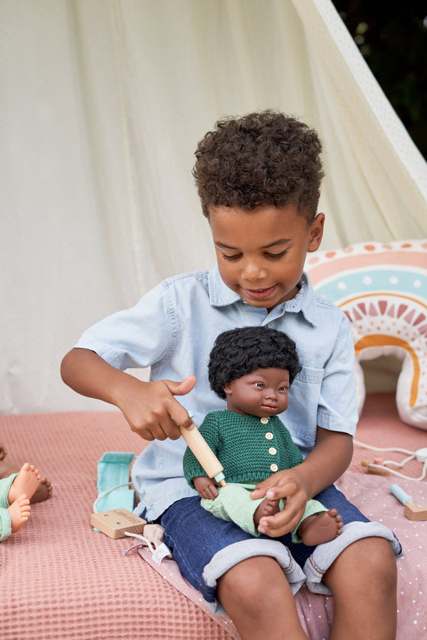 Set für Jungen FOREST Doll 38 cm