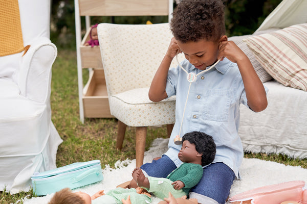 Set für Jungen FOREST Doll 38 cm