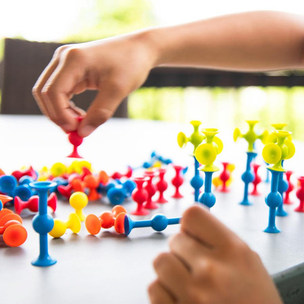 Mini-Saugnapf-Bausteine Squigz 75 Teile - Tublu.de