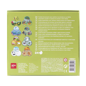 Dreiteiliges Puzzle – Tiere und ihre Umgebung 3+ - Tublu.de