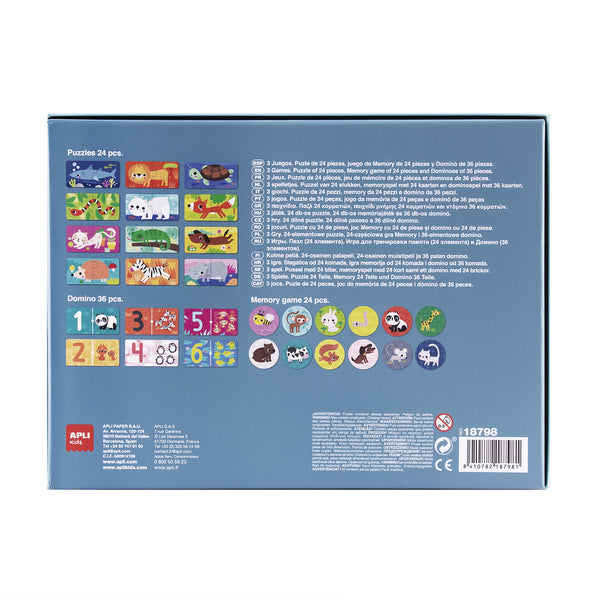 3er-Spieleset – Tiere - Tublu.de