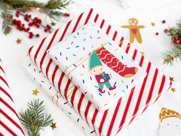 Geschenkanhänger  - Nikolaus (12 Stück)