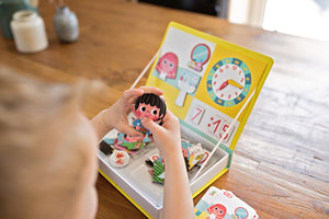 Magnetisches Puzzle Magnetibook – Ich lerne die Uhr - Tublu.de