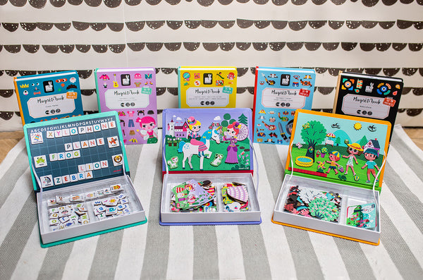 Magnetisches Puzzle Magnetibook – Ich lerne die Uhr - Tublu.de