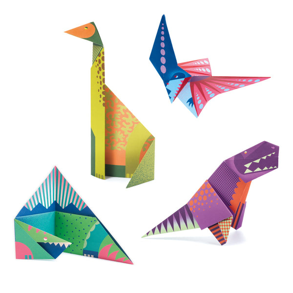Zestaw artystyczny Origami Djeco - Dinozaury - Tublu.de