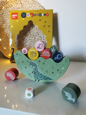 Geschicklichkeitsspiel – Balancierende Dinosaurier - Tublu.de