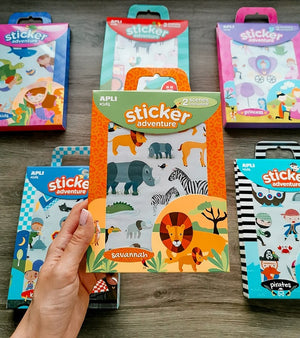 Stickerset mit 2 Platten – Savanne - Tublu.de