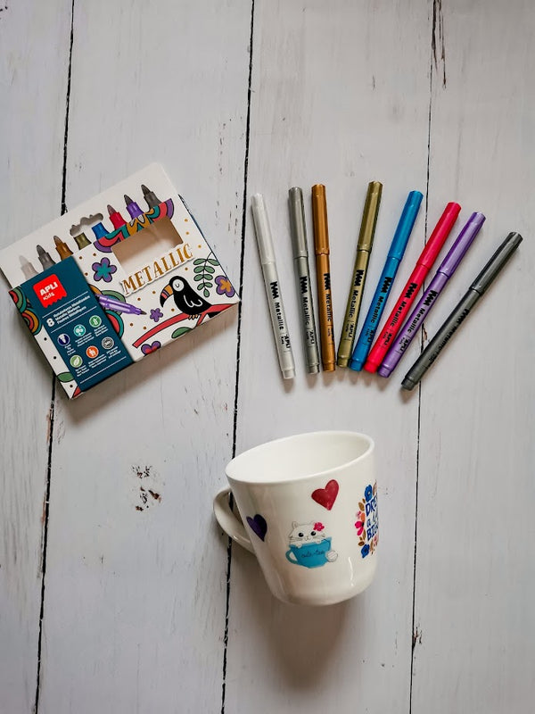 Metallic-Marker zum Verzieren, 8 Stück - Tublu.de