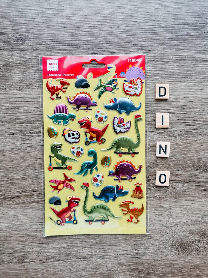Metallic-Aufkleber – Dinosaurier - Tublu.de