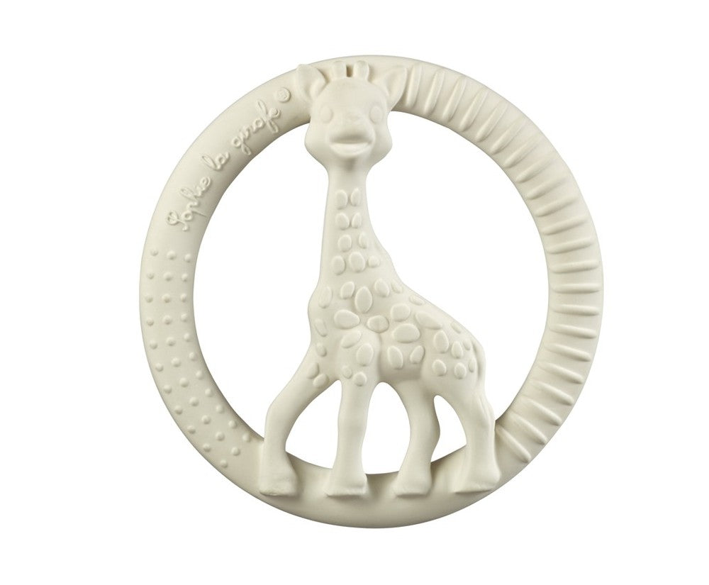 Runder Beißring aus Kautschuk Sophie die Giraffe So'pure - Tublu.de
