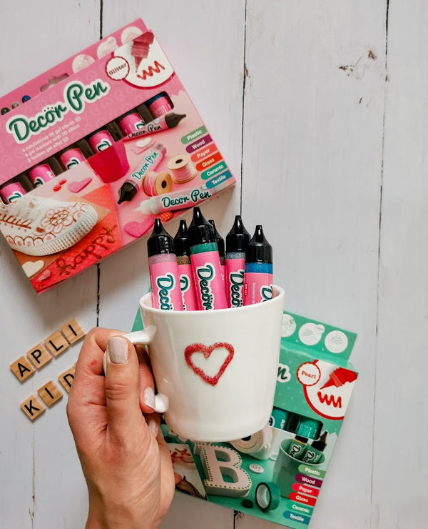 Gelmarker mit 3D-Effekt – Glitzer 6 Farben - Tublu.de