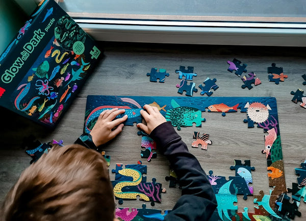 Im Dunkeln leuchtendes Puzzle – Ozean 5+ - Tublu.de