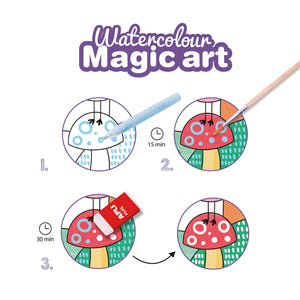 Kunstset mit Wasserfarben und Zauberstift – Magic Art - Tublu.de