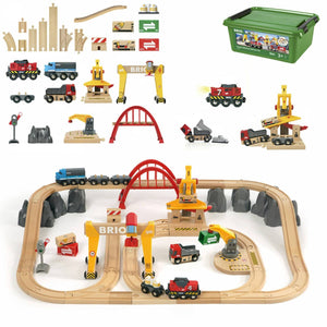 Holz-Eisenbahn Cargo Deluxe