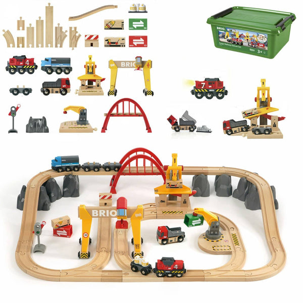 Holz-Eisenbahn Cargo Deluxe