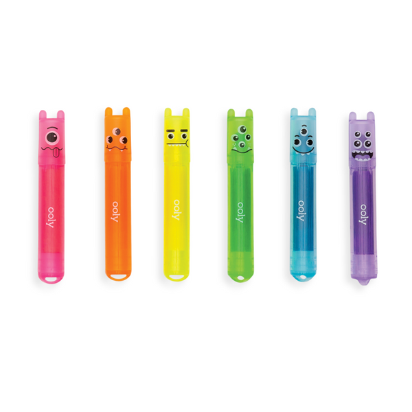 Duftende Neon-Filzstifte – Kleine Monster