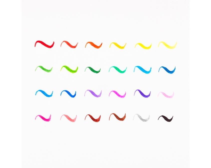 Pinselkopf-Filzstifte – Brilliant Brush, 24er-Set