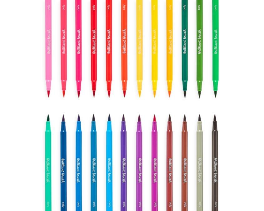 Pinselkopf-Filzstifte – Brilliant Brush, 24er-Set