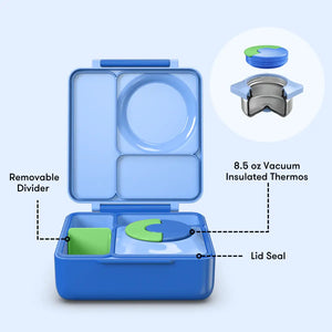 Lunchbox mit Thermoskanne OmieBox – Sea Blue
