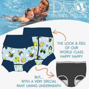 Schwimmwindel Happy Nappy DUO 6-12 Monate Flugzeuge (L)