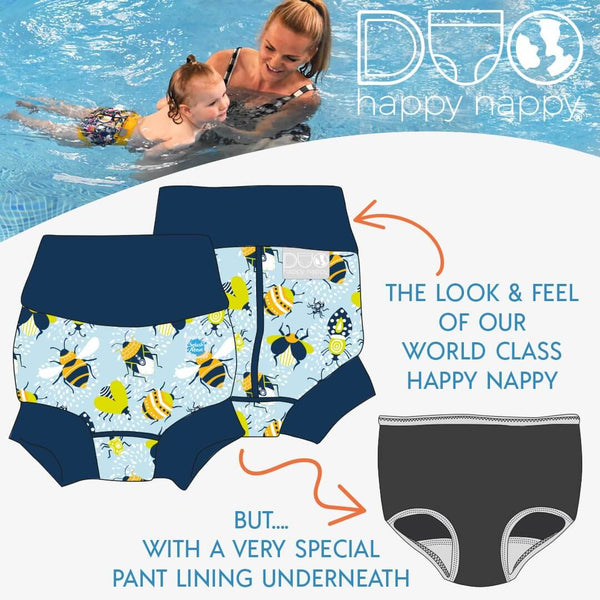 Schwimmwindel Happy Nappy DUO 6-12 Monate Flugzeuge (L)