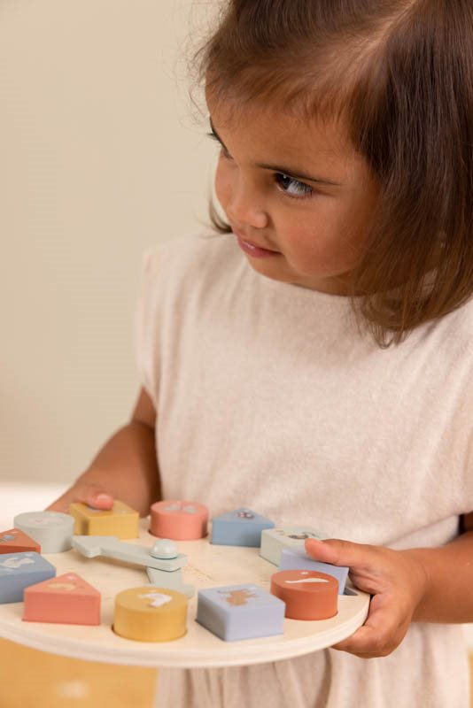 Holzuhr zum Lernen - Tublu.de