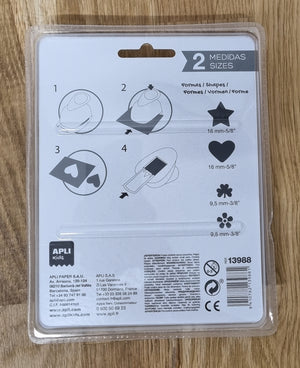 Set mit dekorativen Locher – 4 Motive - Tublu.de