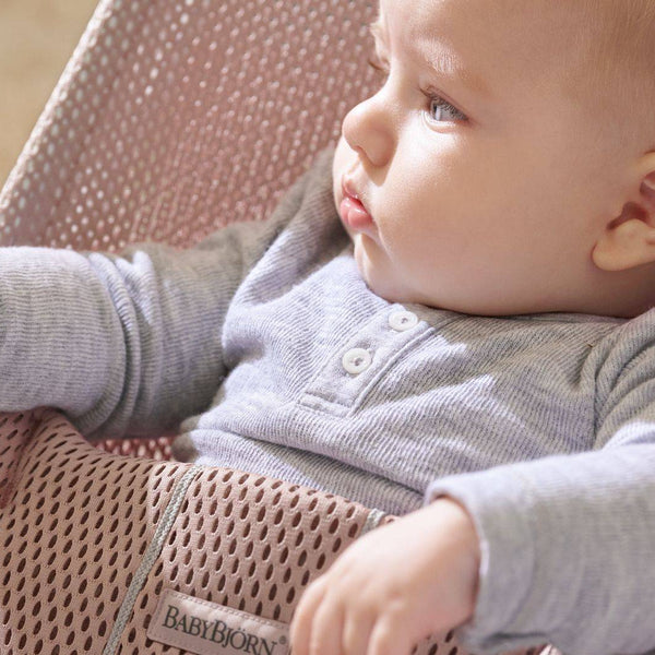 Babywippe BLISS MESH - Dunkelrosa