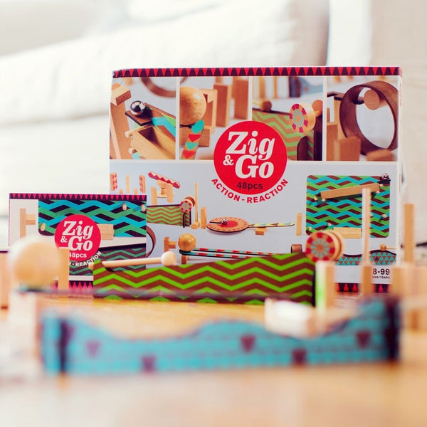 Zig&Go-Bahnbau-Set  - 48 Teile - Tublu.de