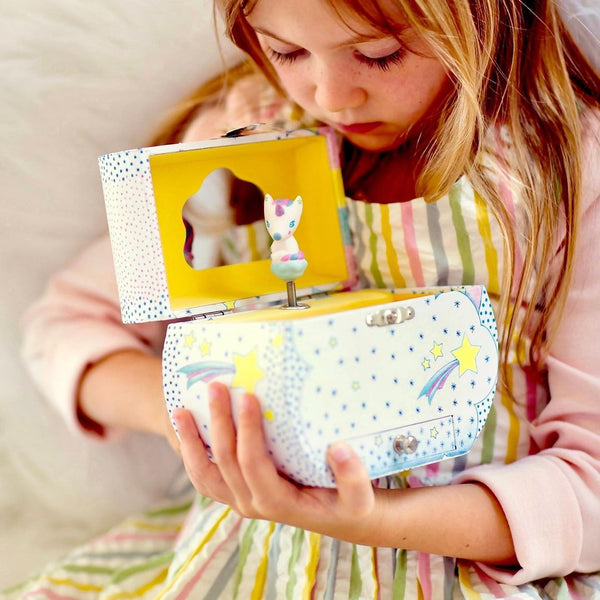 Schatulle mit Spieluhr  – Einhorn - Tublu.de