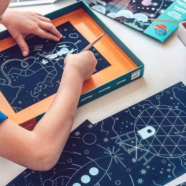 Kratzbild – Weltraum - Tublu.de