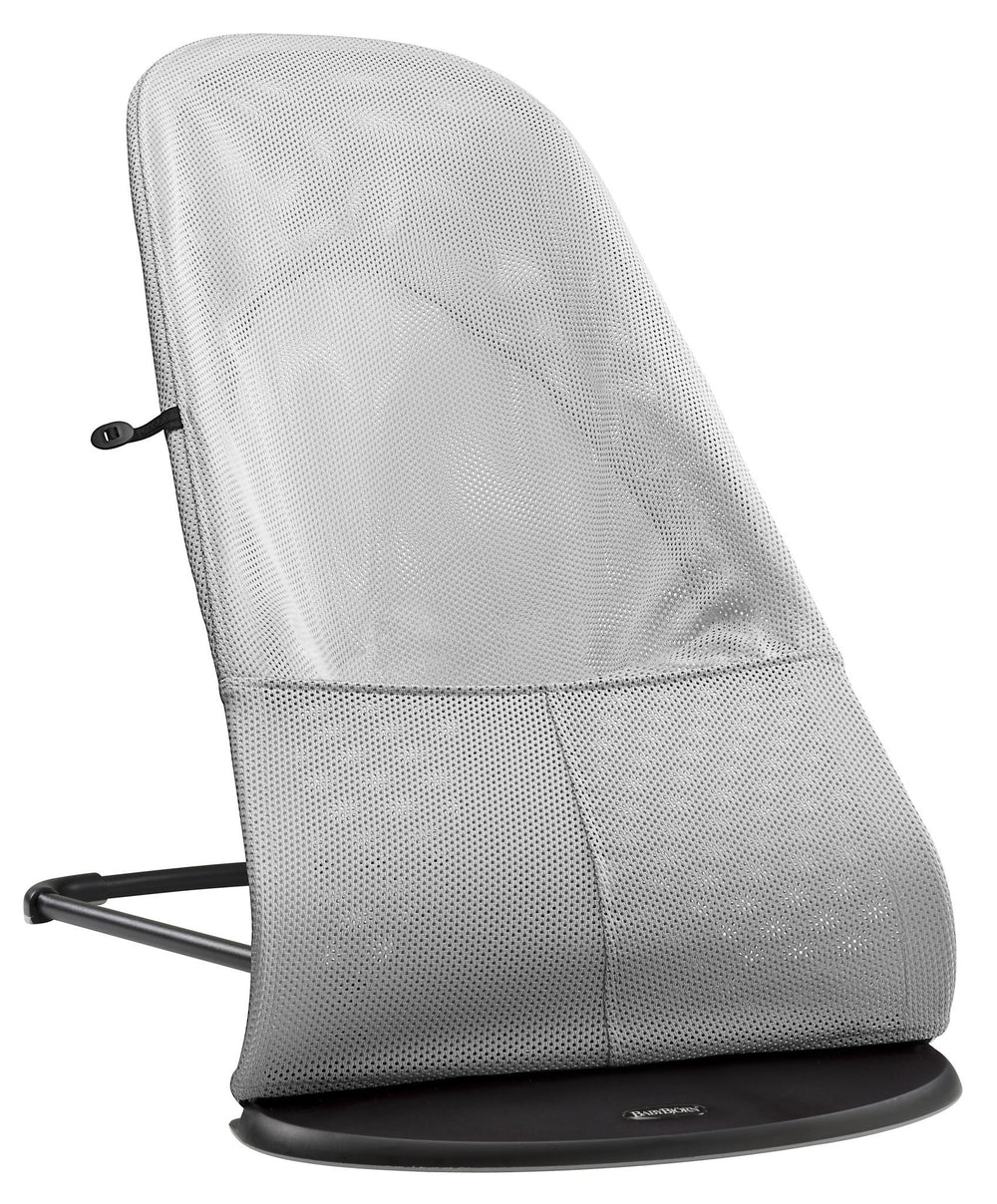 Babywippe BALANCE SOFT MESH – Silber/Weiß
