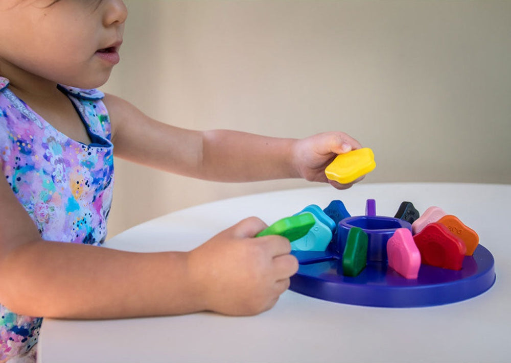 Set mit 12 Blumen-Buntstiften für Kleinkinder - Tublu.de