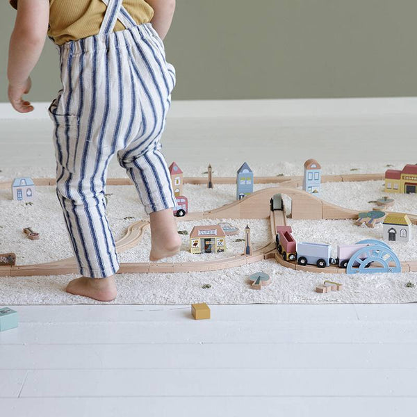 Holzeisenbahn XXL – 107 Teile - Tublu.de